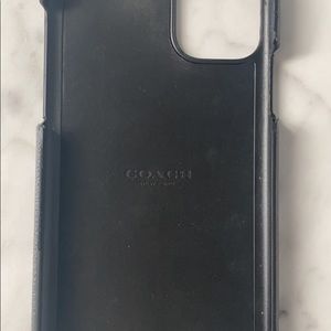 Black iPhone 11 Pro Max coach case